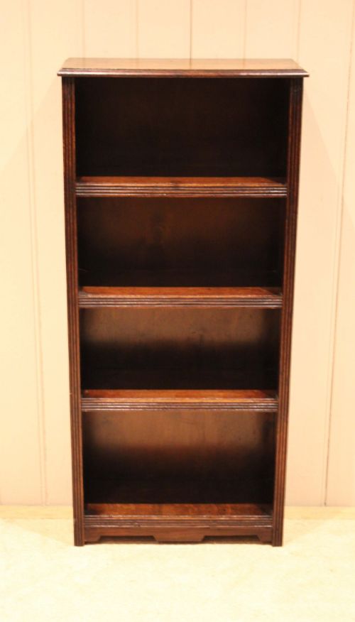 fig 1. Oak Open Bookcase