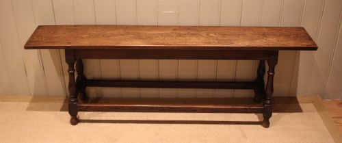 Solid Oak Bench