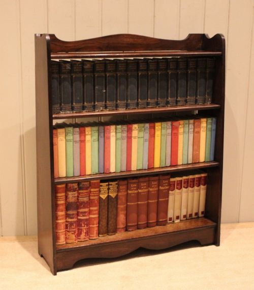 Oak Open Angled Bookcase