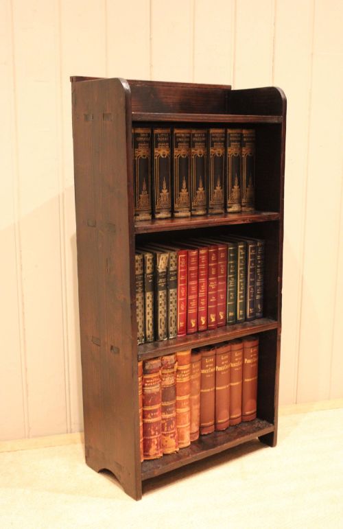 Small Rustic Open Bookcase