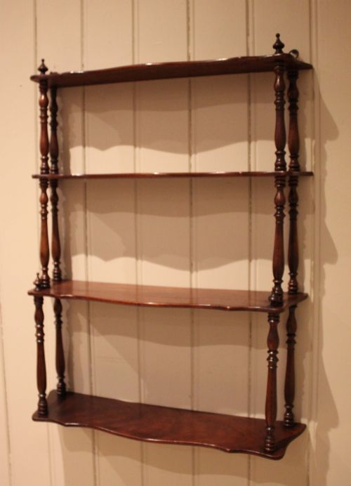 Late 19th Century French Mahogany Wall Shelves