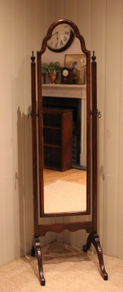 Mahogany Cheval Mirror