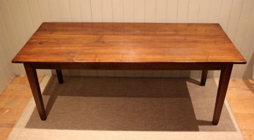 Large Chestnut & Oak Farmhouse Table