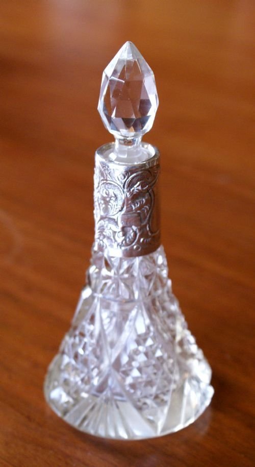 Cut Glass Scent Bottle