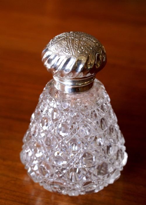 Silver Topped Scent Bottle