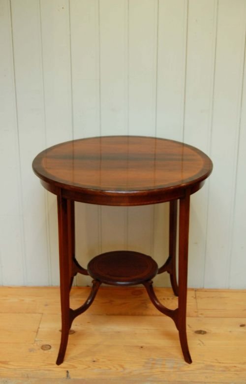 Edwardian Mahogany Circular Centre Table