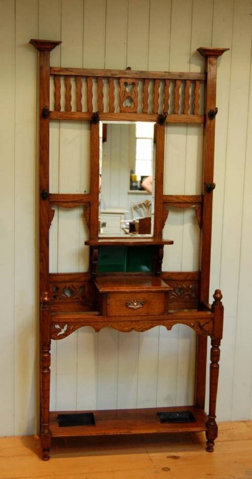 Arts and Crafts Hall Stand