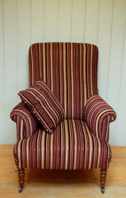 Late 19th Century French Beech Framed Armchair