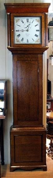 Oak Cased Longcase Clock