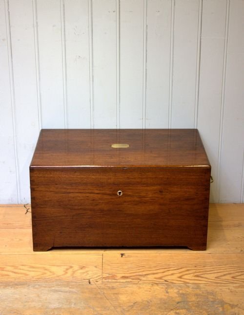Solid Teak Military Chest