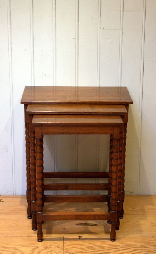 19th Century Teakwood Nest of Tables