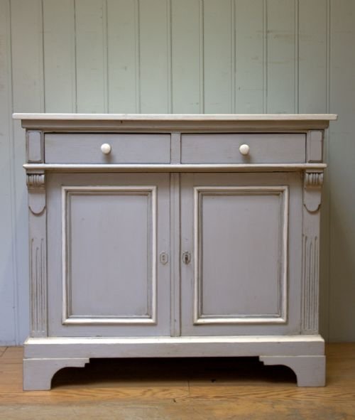Late 19th Century Painted Continental Side Cabinet