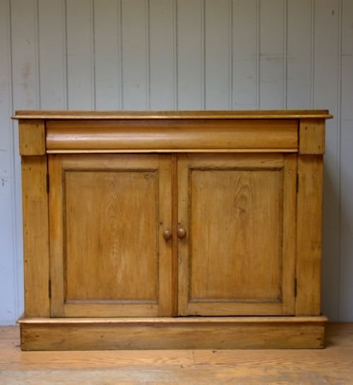 Late Victorian Solid Pine Sideboard