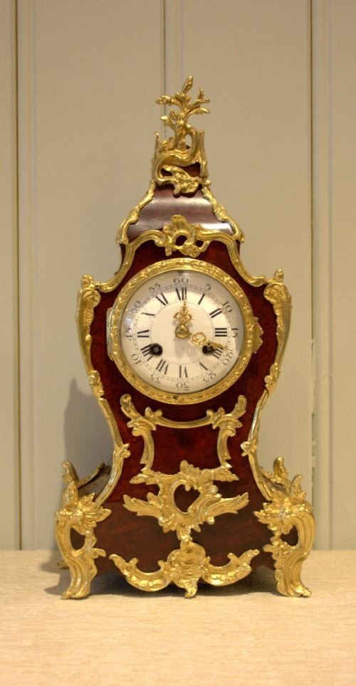 French Tortoishell Mantel Clock