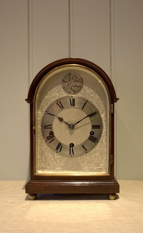 Edwardian Mahogany Cased Bracket Clock