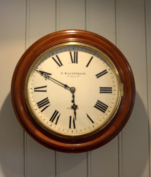 Walnut Cased Dial Clock