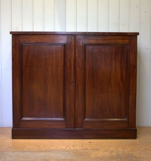 Mid 19th Century Two Door Mahogany Cabinet
