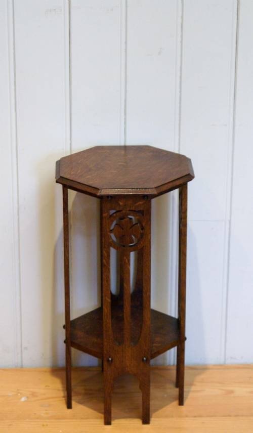 Edwardian Octagonal Oak Table