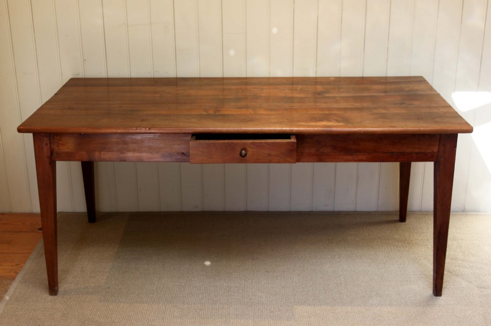 Mid 19th Century Cherrywood Farmhouse Table 