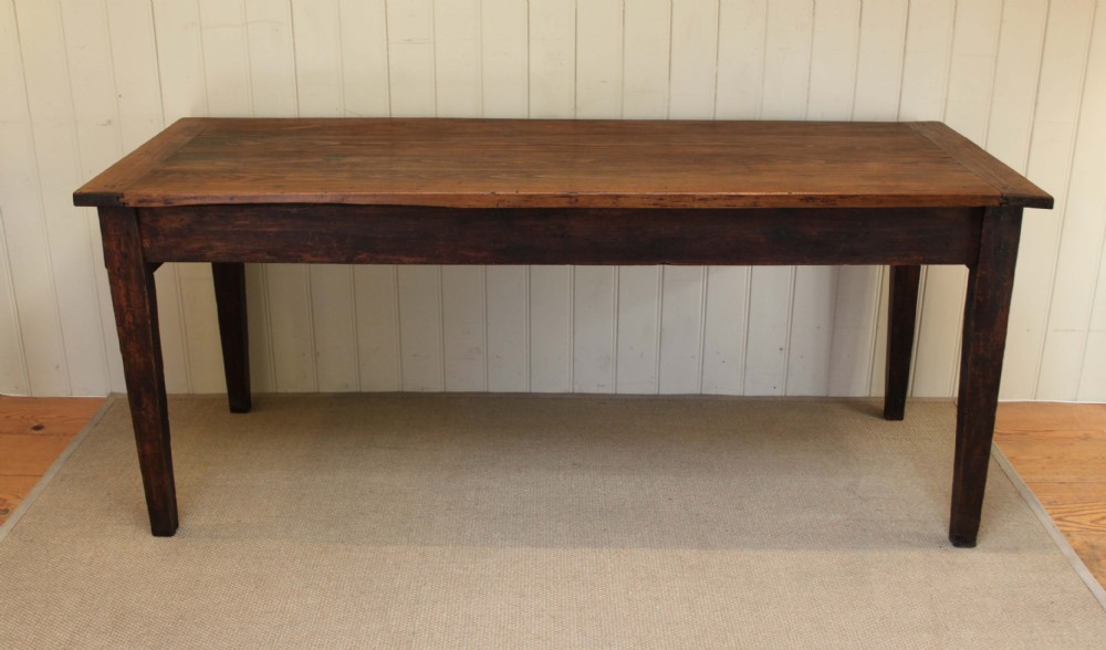 French Solid Pine Farmhouse Table