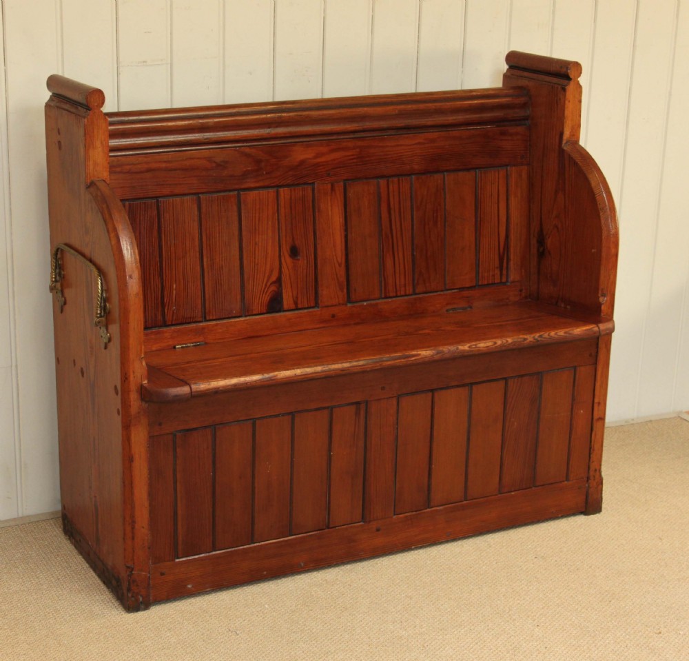 Pitch Pine Box Pew