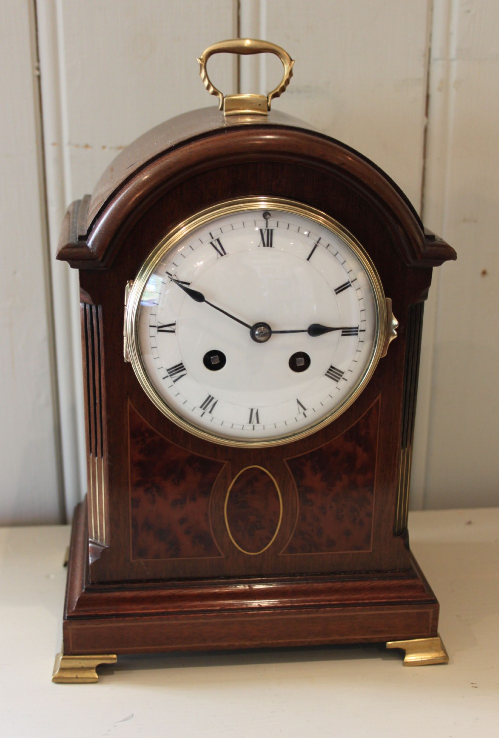 Mahoagany and Inlay Bracket Clock