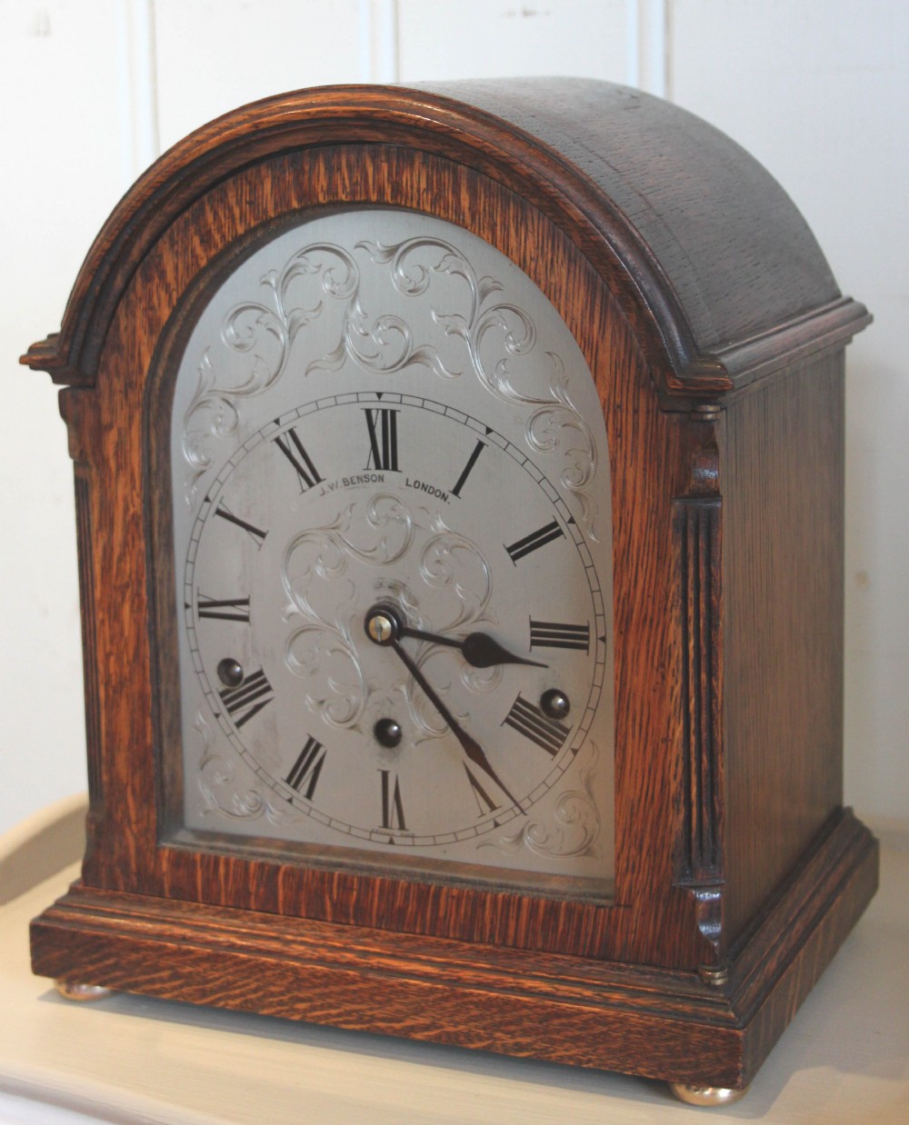 Oak Westminster Chime Bracket Clock