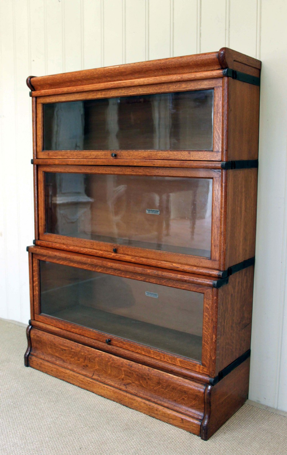 Golden Oak Globe Wernicke Bookcase