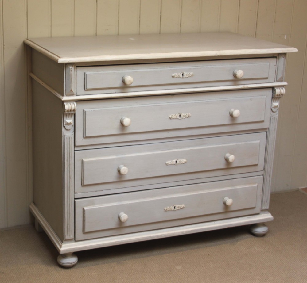 Continental Painted Chest Of Drawers