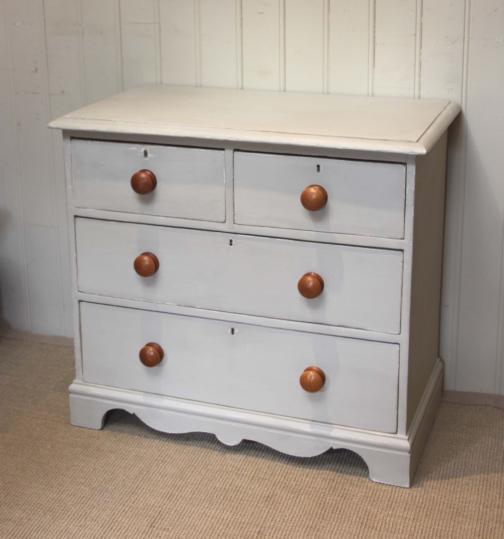 Painted Victorian Chest Of Drawers