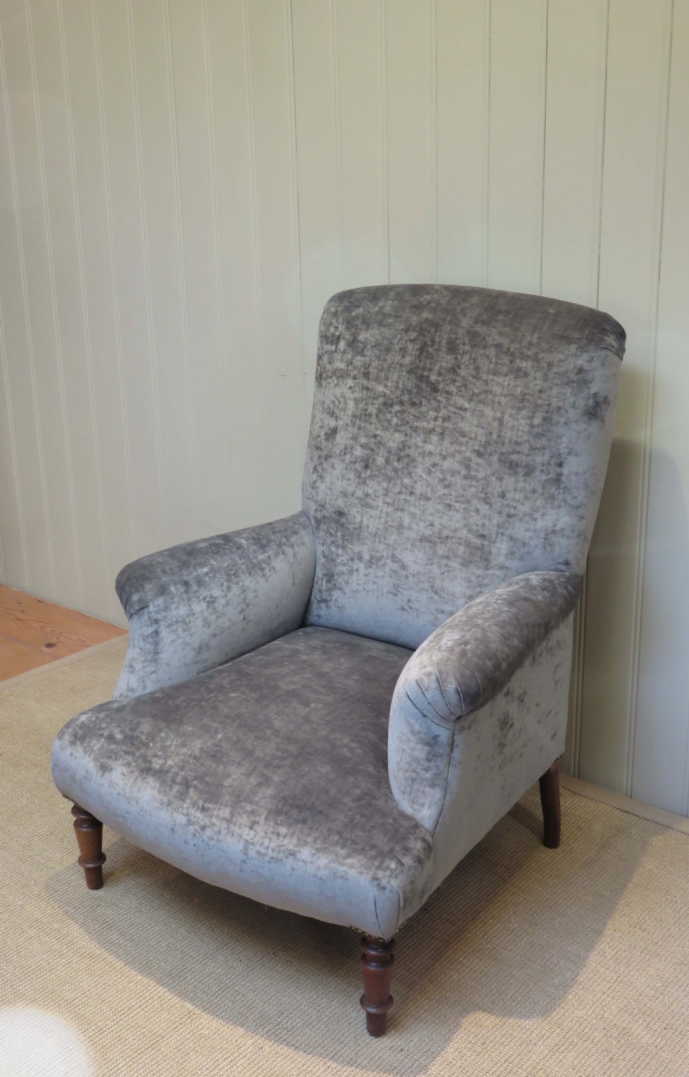 French Beechwood Framed Upholstered Chair