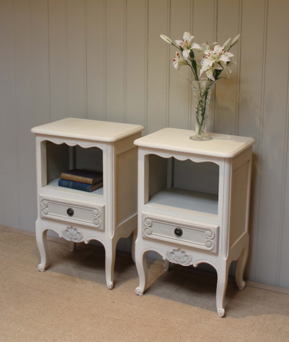 Pair Of 1920s Painted Bedside Cabinets