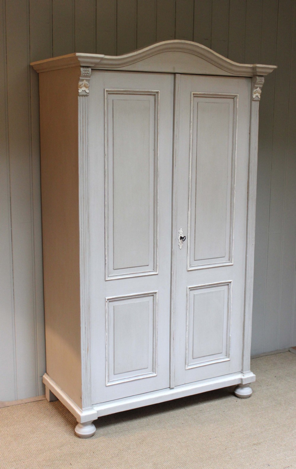 Late 19th Century Two Door Painted Wardrobe