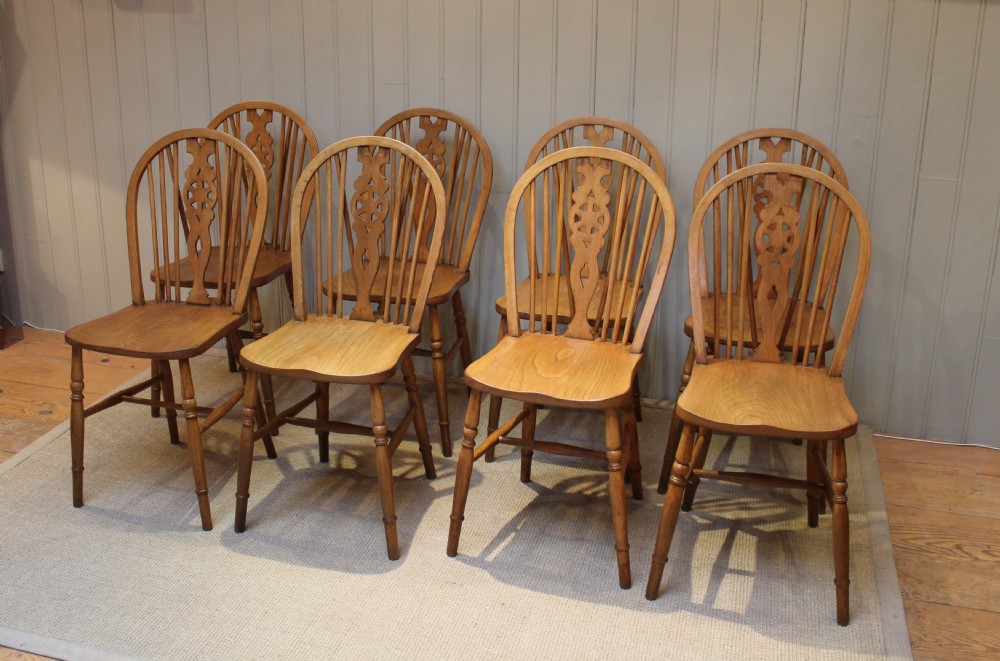 Set Of Six Wheelback Chairs