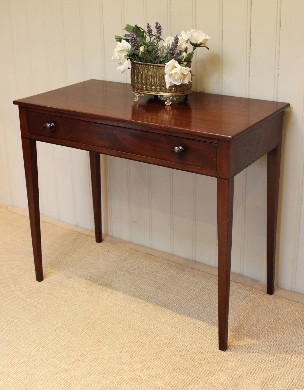 Solid Mahogany Side Table