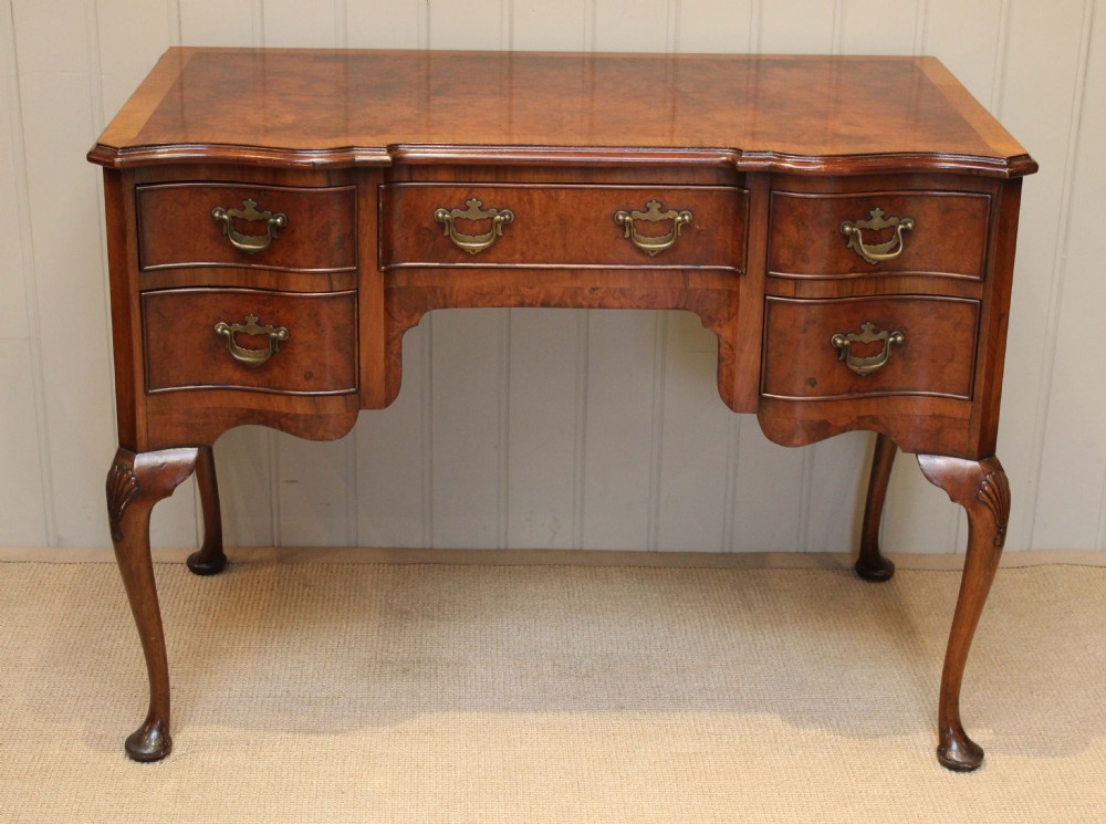 Burr Walnut Desk 