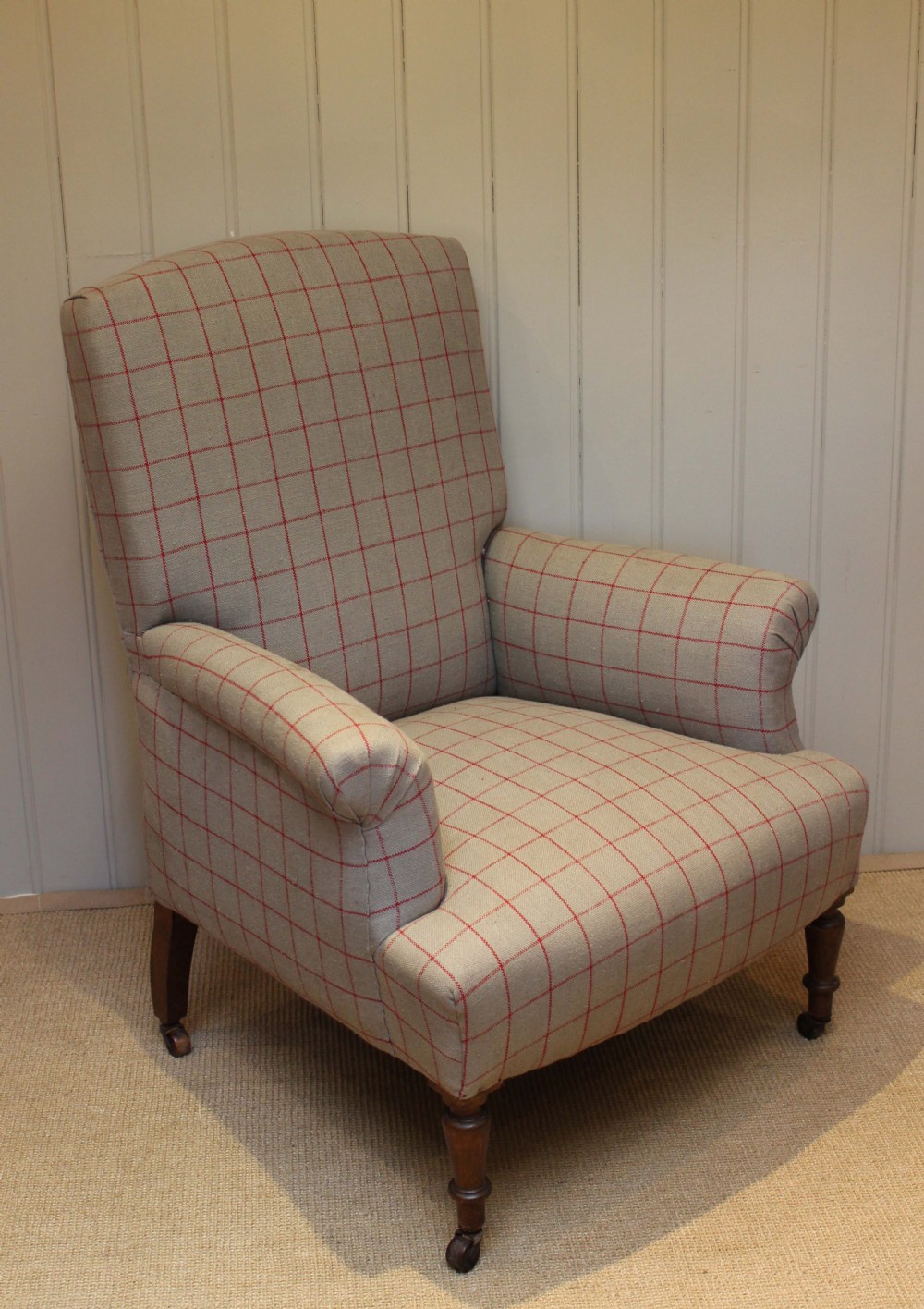 French Beechwood Framed Armchair