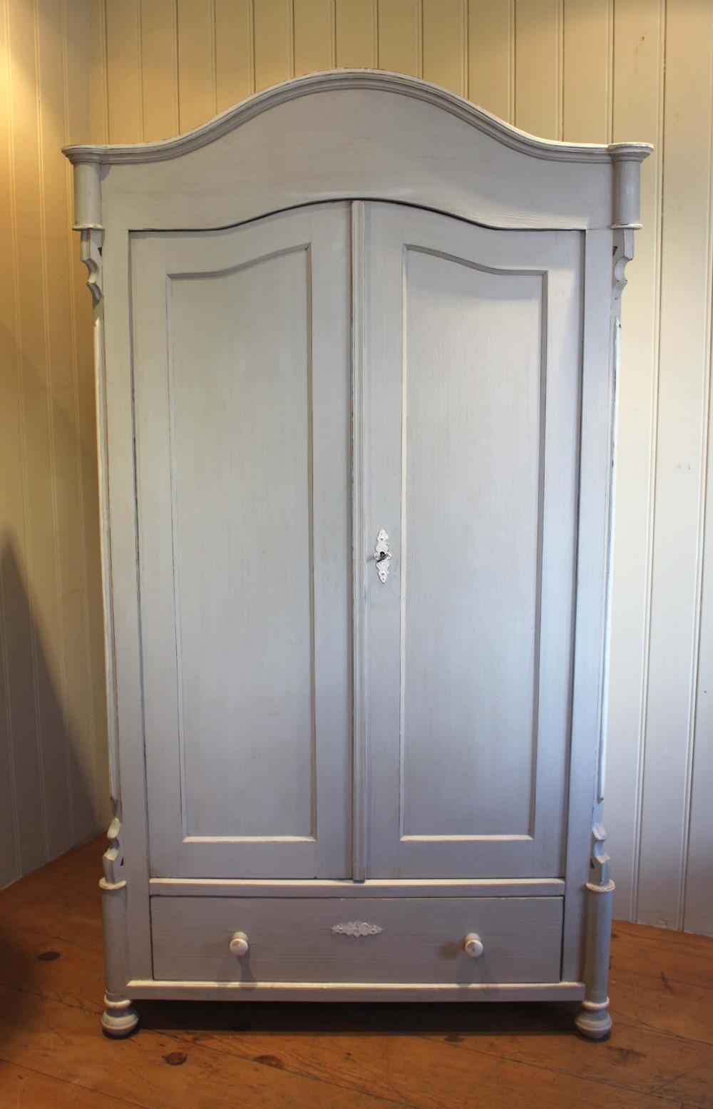 Late 19th Century Continerntal Painted Wardrobe