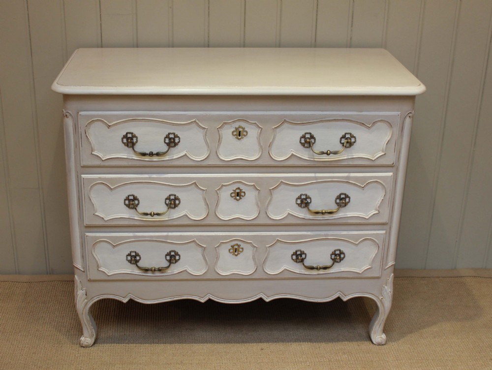 French Painted Chest Of Drawers