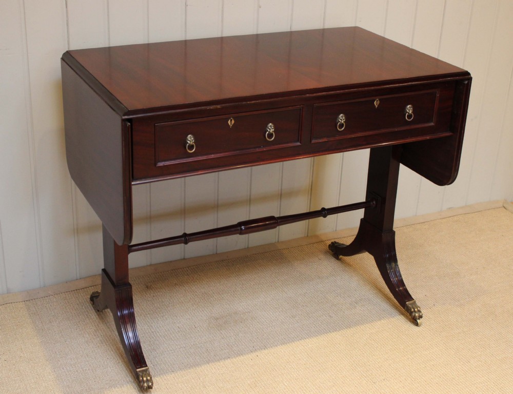 Solid Mahogany Sofa Table