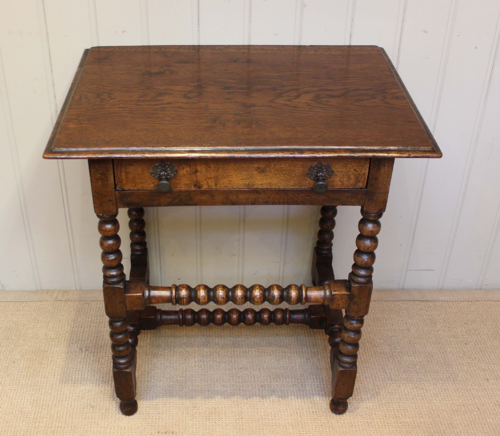 Victorian Oak Side Table 