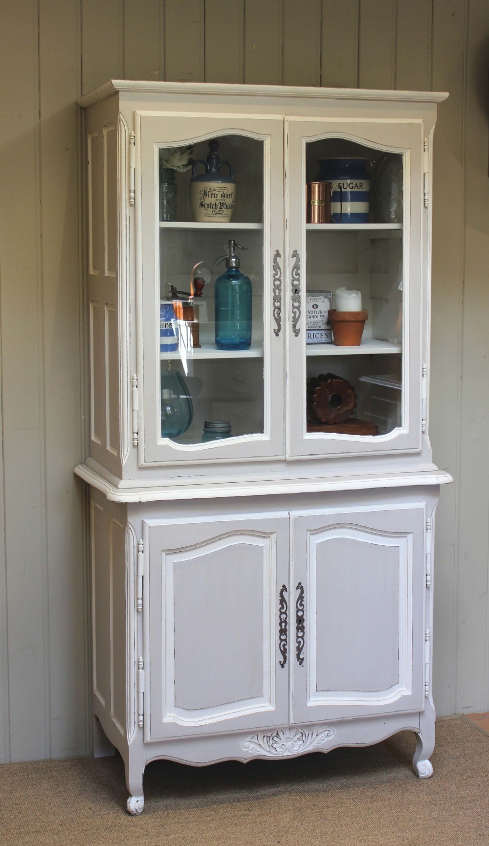 Painted Part Glazed Cabinet 