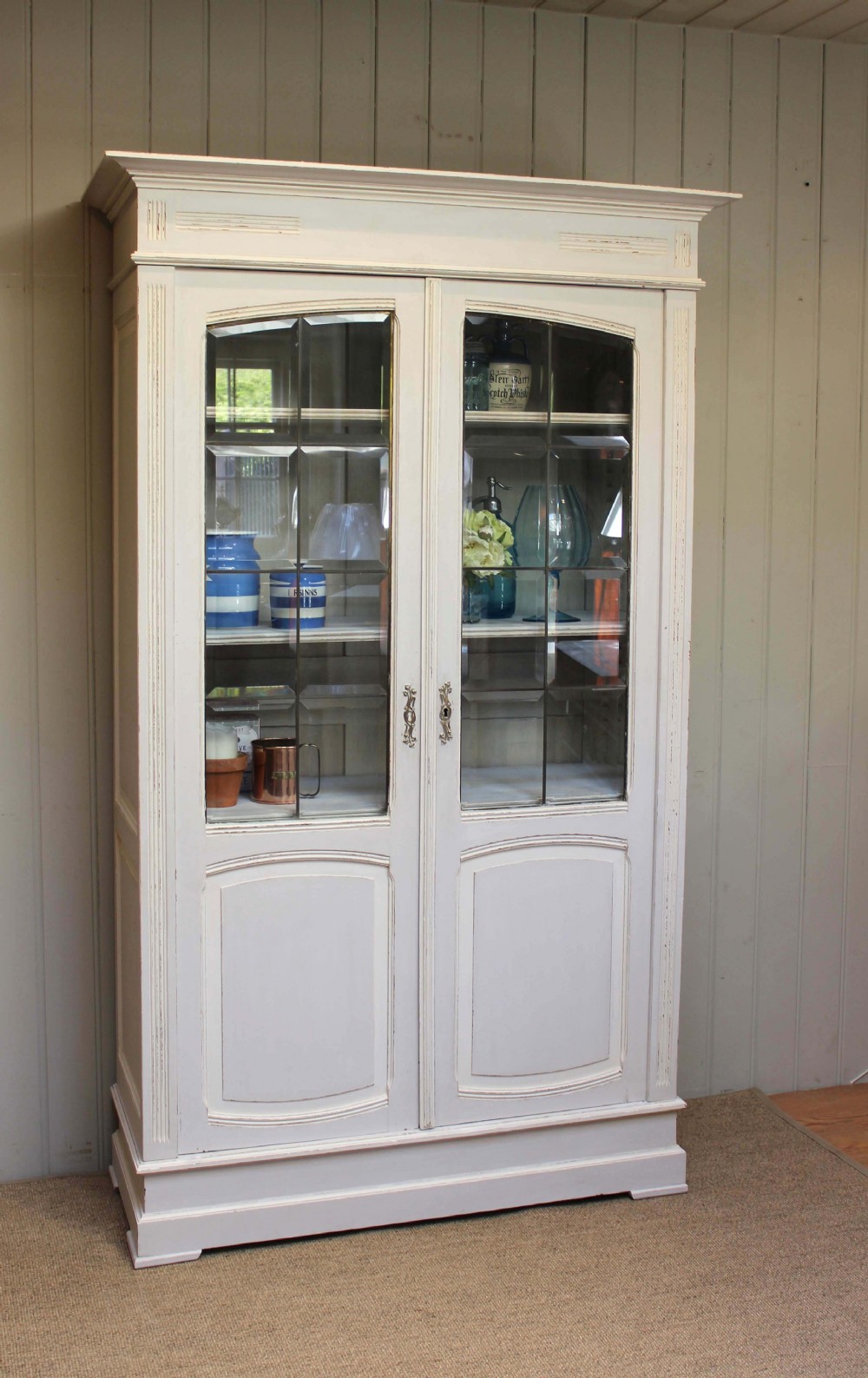 Painted Cabinet Bookcase