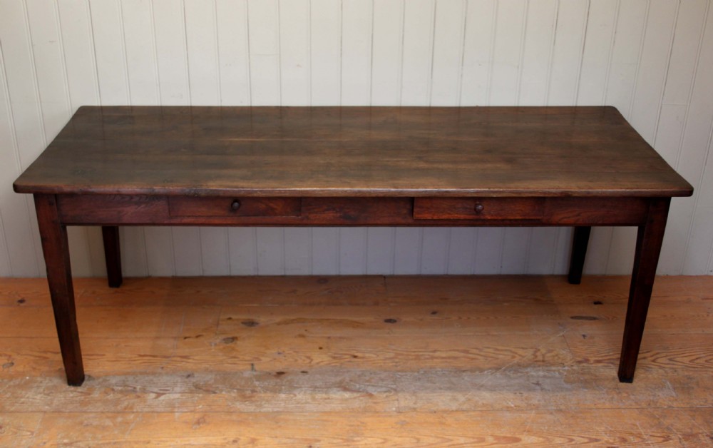 Large Oak Farmhouse Table