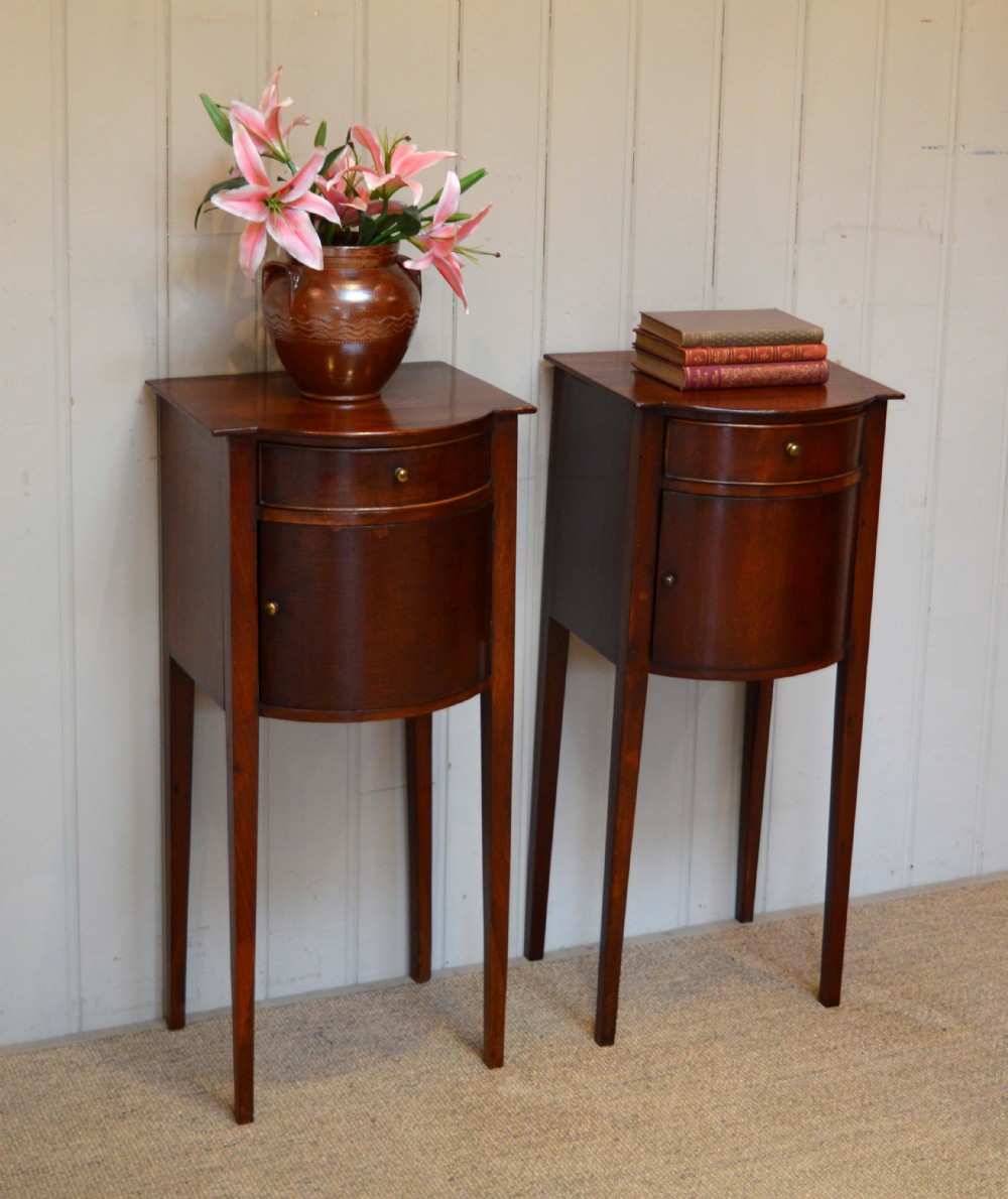 Pair Of Mahogany Bedside Cabinets