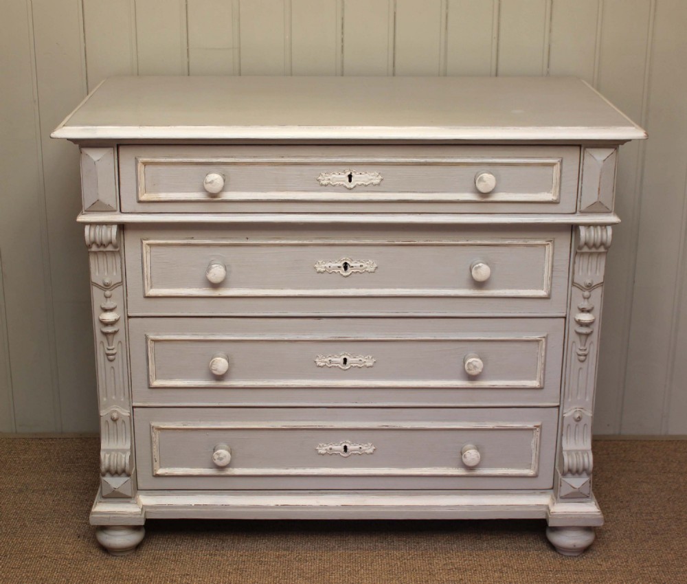 Late 19th Century Painted Chest Of Drawers