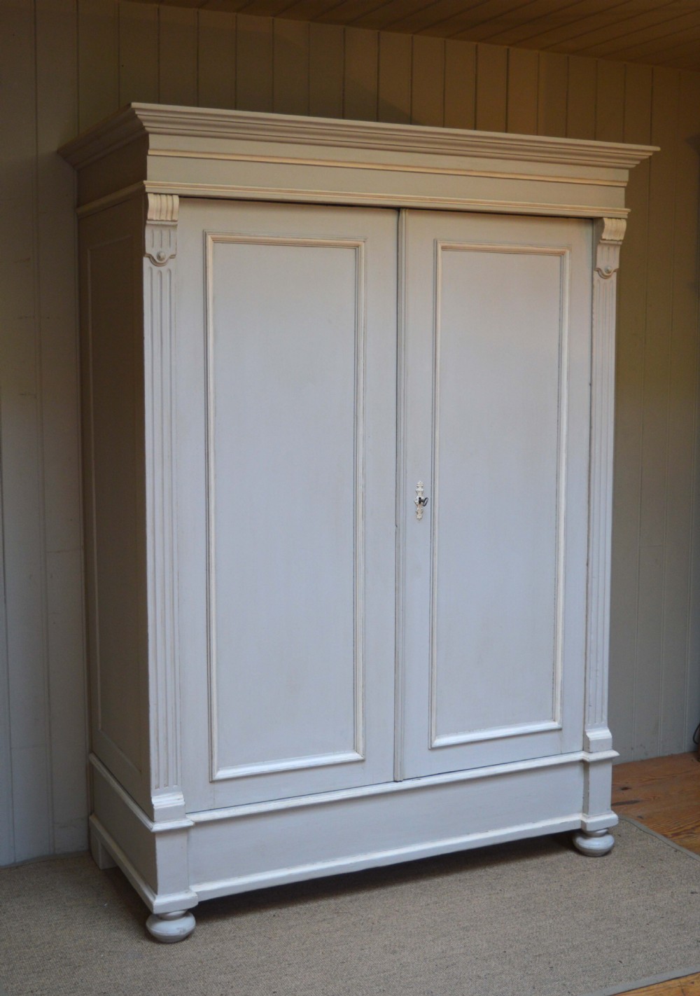 Continental Painted Wardrobe