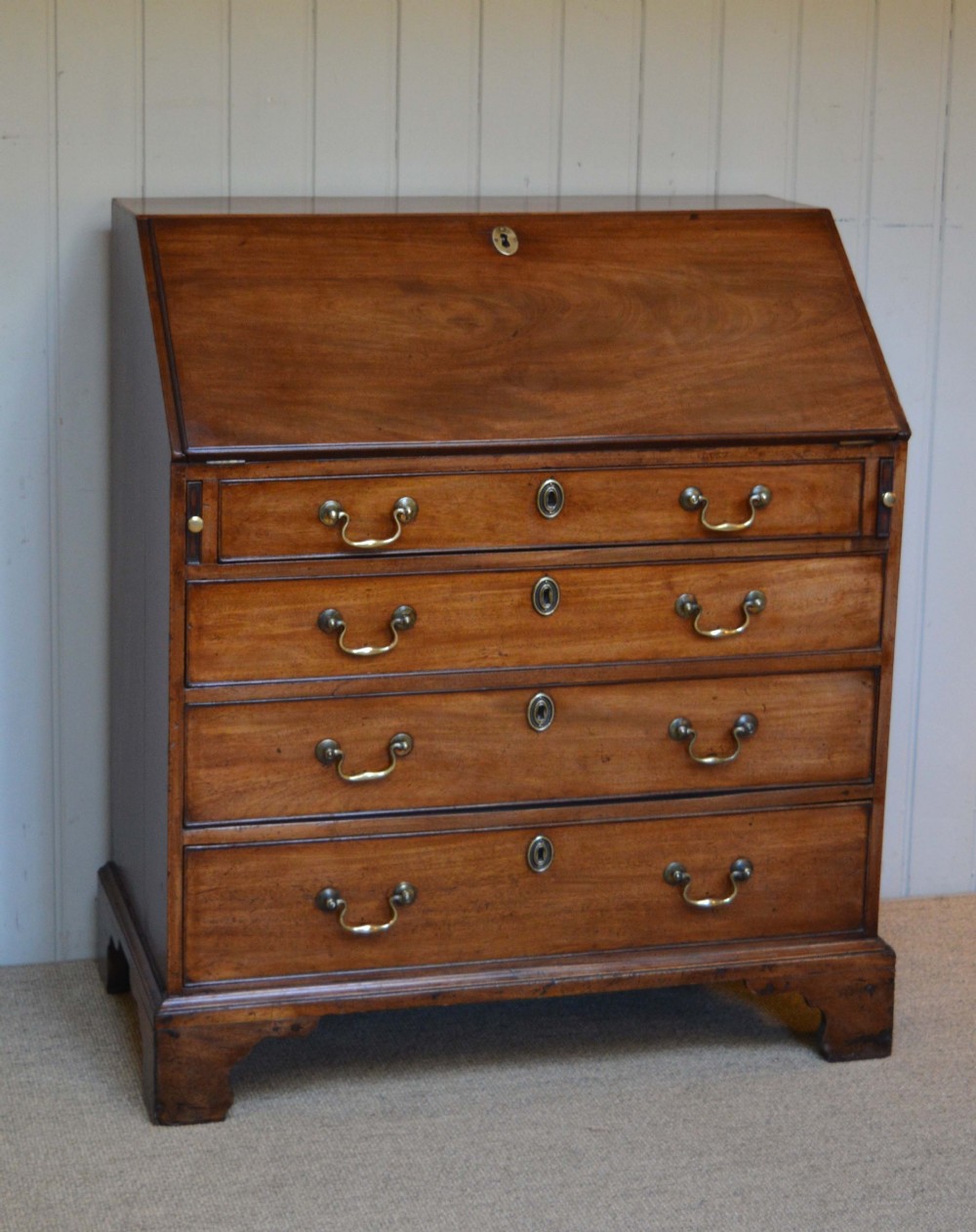 George III Mahogany Bureau
