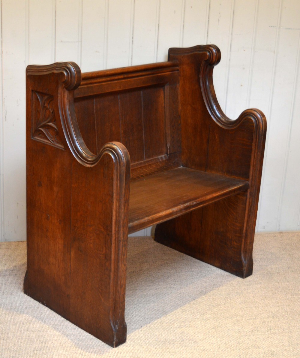Small Oak Pew