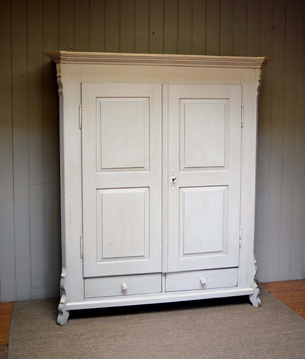 Late 19th Century Continental Painted Wardrobe